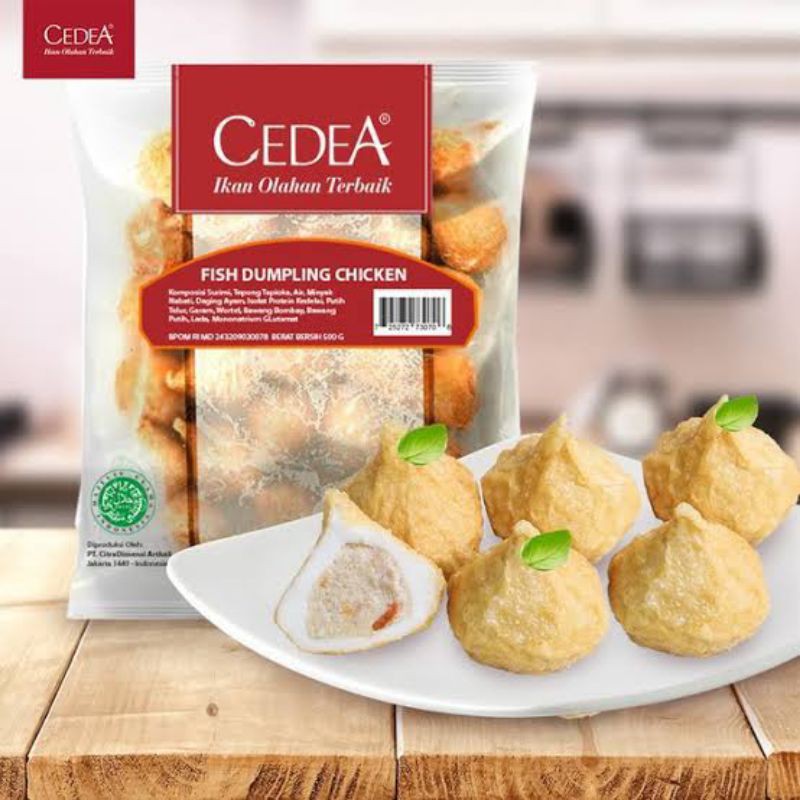 Jual CEDEA Fish Dumpling Chicken 500 g Halal | Shabu shabu Tomyam ...