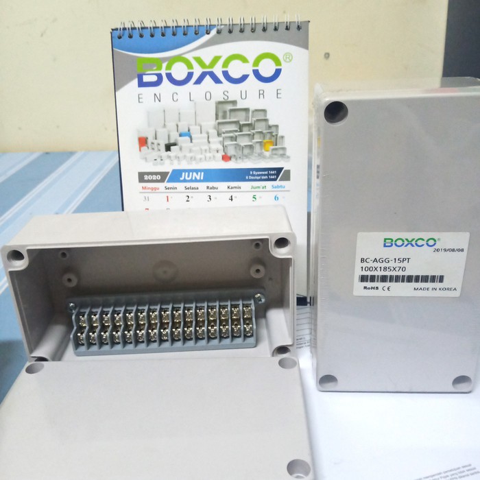 Jual Boxco terminal blok IP66 15P 100X185X70mm | Shopee Indonesia