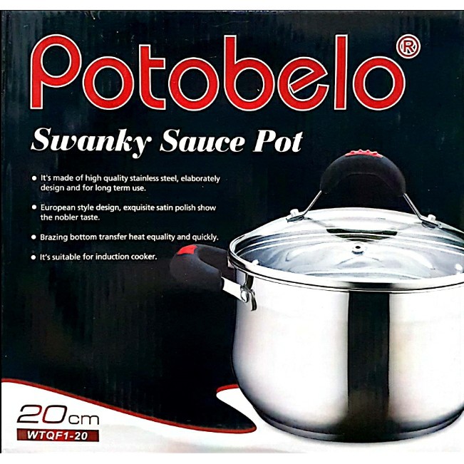 Jual Panci Swanky Sauce Pot 20 cm - WTQF120 POTOBELO by Zoombo | Shopee ...