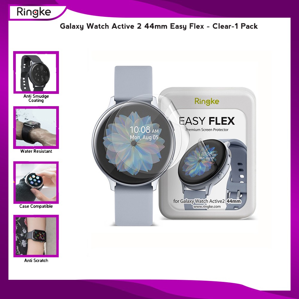 Jual Ringke Galaxy Watch Active Easy Flex Screen Protector Anti