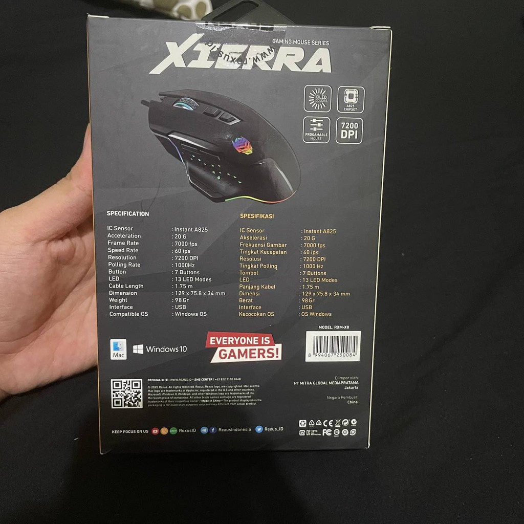 Jual Rexus Mouse Gaming Xierra X8 (MURAH) | Shopee Indonesia