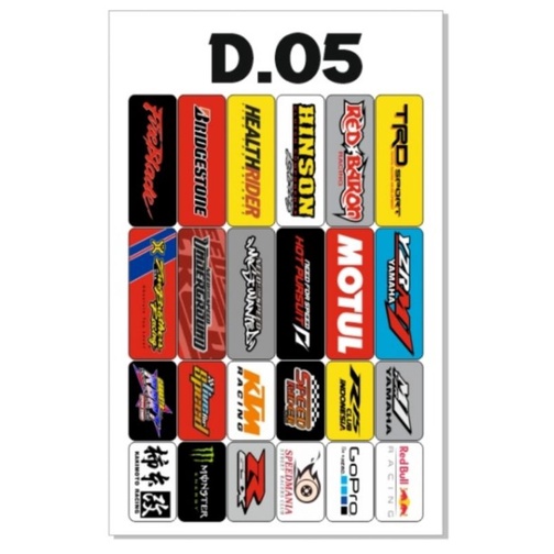 Jual sticker pack racing sticker motor sticker racing perlembar ...