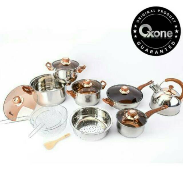 Jual Oxone ox-988FSN Jumbo cookware set | Shopee Indonesia