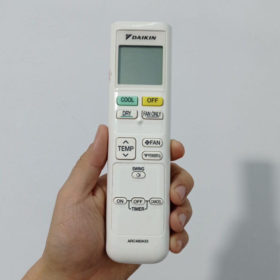 Jual Remote ac merek daikin R32 type ARC480A33 100% Original ( BONUS ...
