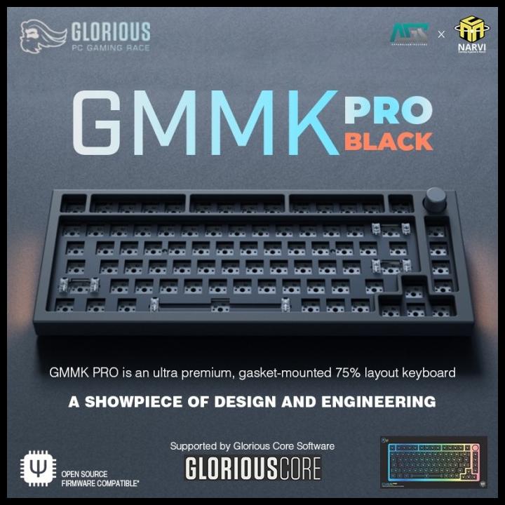 Jual Glorious Gmmk Pro 75% Barebone Black - Gaming Keyboard | Shopee ...