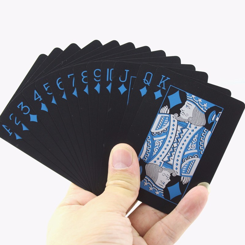 Jual Kartu Remi Plastik Black Playing Cards | Shopee Indonesia