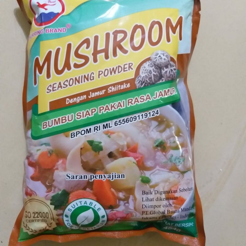 Jual Mushroom Seasoning Powder Kaldu Jamur Herring Vegetarian 400 Gr