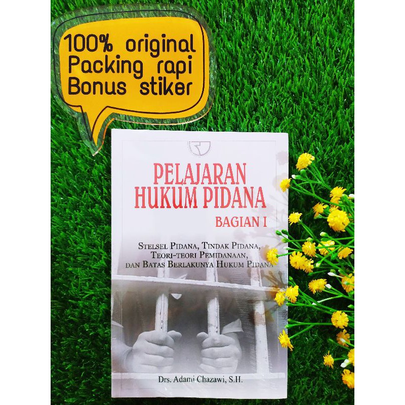Jual BUKU PELAJARAN HUKUM PIDANA JILID 1 | Shopee Indonesia