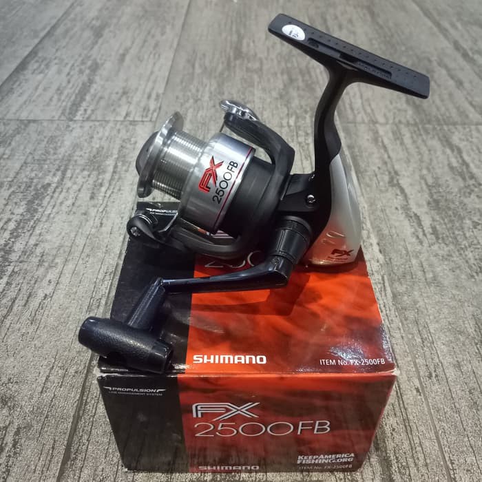 kekuatan reel shimano fx 2500 fb HG FC Spinning  Al Marfaa Marine Equipments around reel to meet the needs of any angler REEL SHIMANO FX 1000FB FX