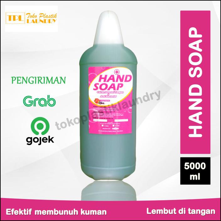 Jual Hand Wash Sabun Cuci Tangan Hand Soap Liter Khusus Gojek Grab