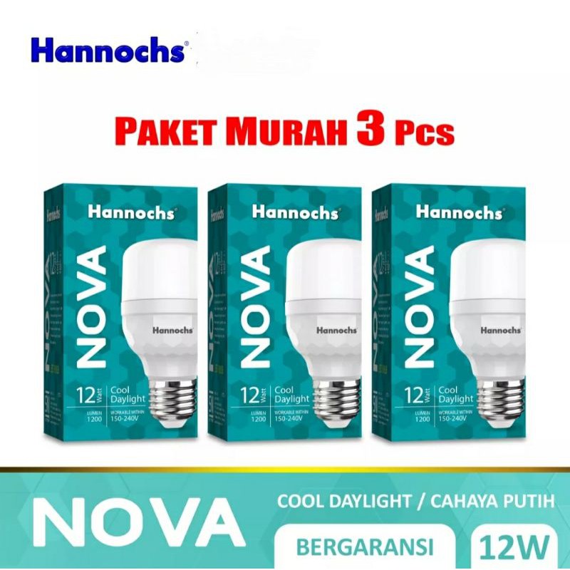 Jual Hannochs Lampu Led Kapsul Nova W Pcs Putih Cool Day Light Shopee Indonesia