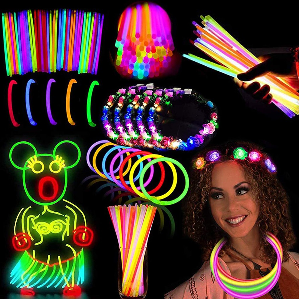 Jual Light Stick Stik Fosfor Glow in the Dark Bisa Dibentuk Pola Cocok ...