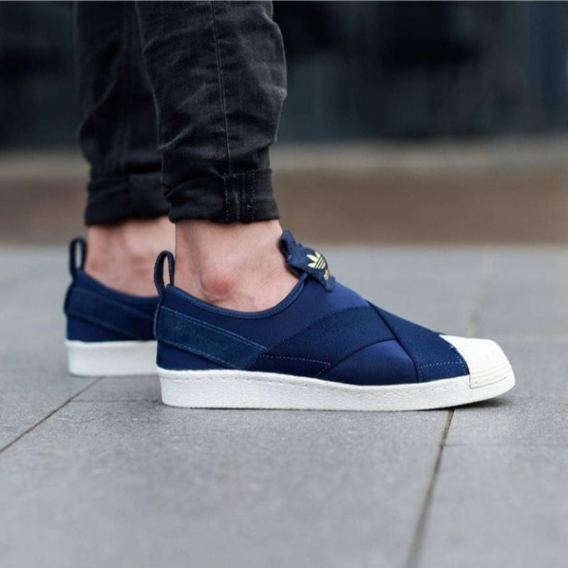 Adidas superstar shop slip on harga