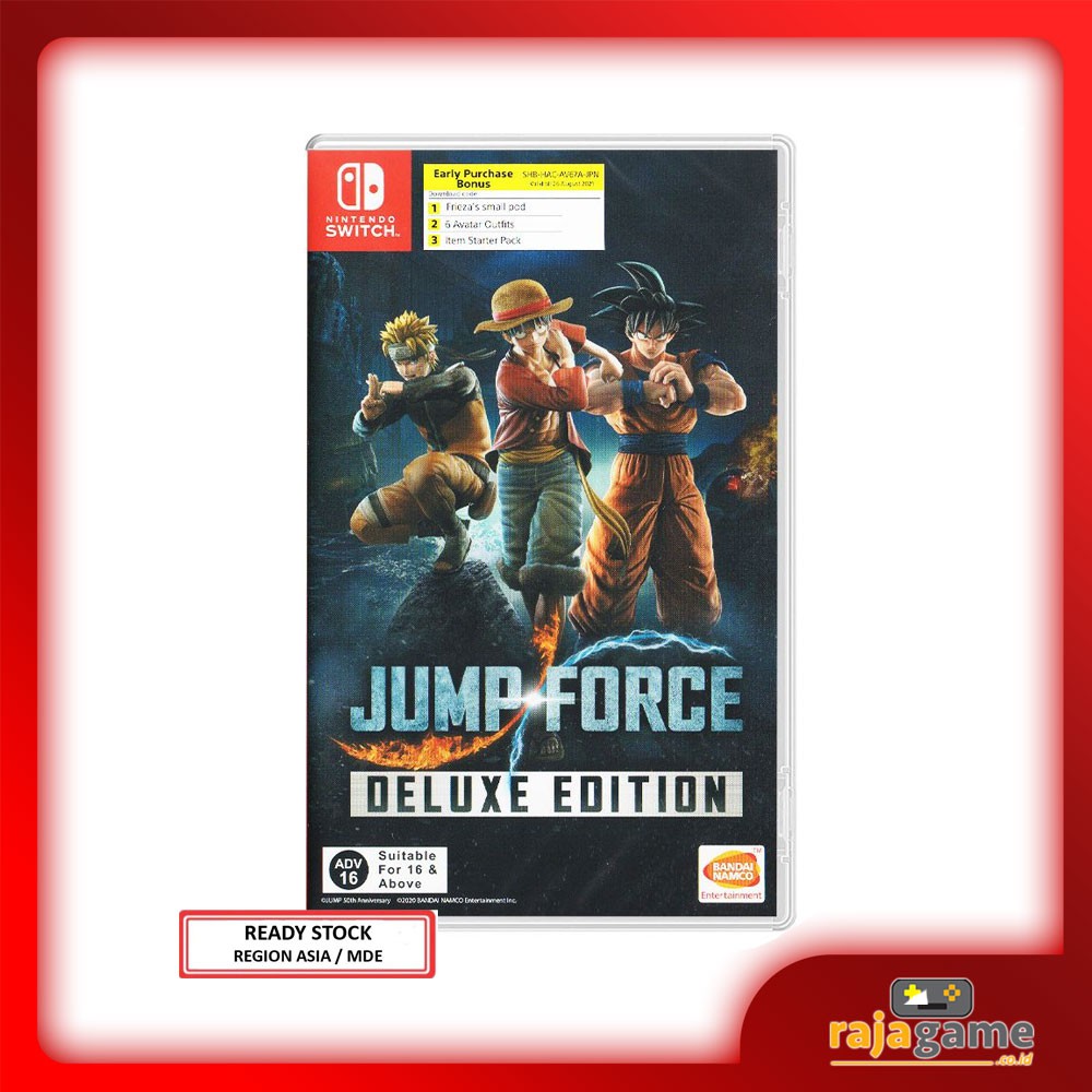 Jual Jump Force Deluxe Edition Nintendo Switch Game Shopee Indonesia
