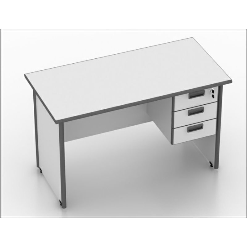 Jual Meja Kantor Meja Kerja MODERA 120x60x75 cm MOD122 Molek Furniture ...