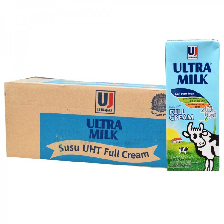 Jual Susu UHT Ultra Milk Full Cream 250 x 24pcs Shopee Indonesia