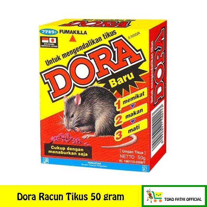 Jual Dora Racun Tikus 50 gram | Shopee Indonesia