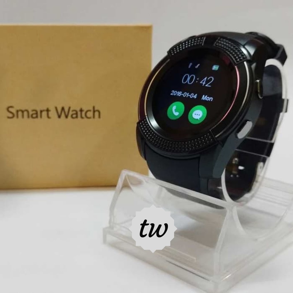 Jual Jam Tangan Pria Murah Cognos Smartwatch DZ11 GSM V8 Hitam