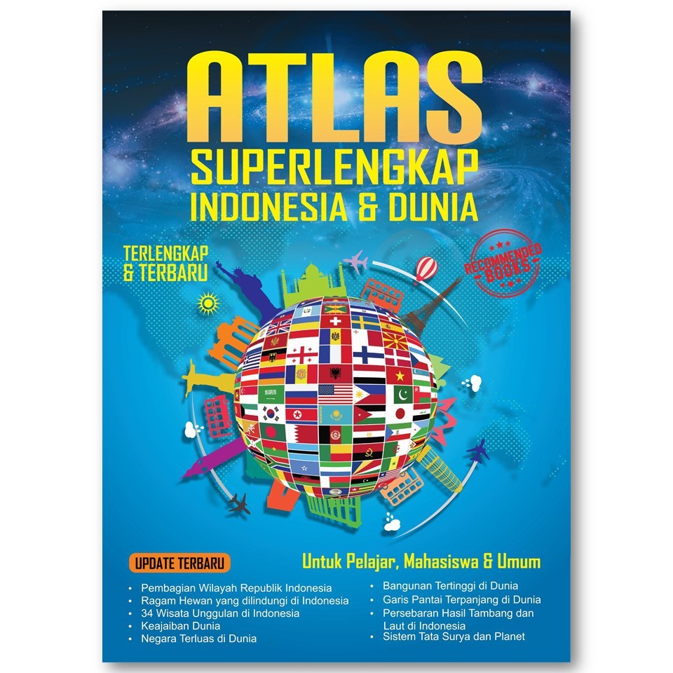 Jual BUKU ATLAS : Atlas Superlengkap Indonesia & Dunia / Buku Edukasi ...