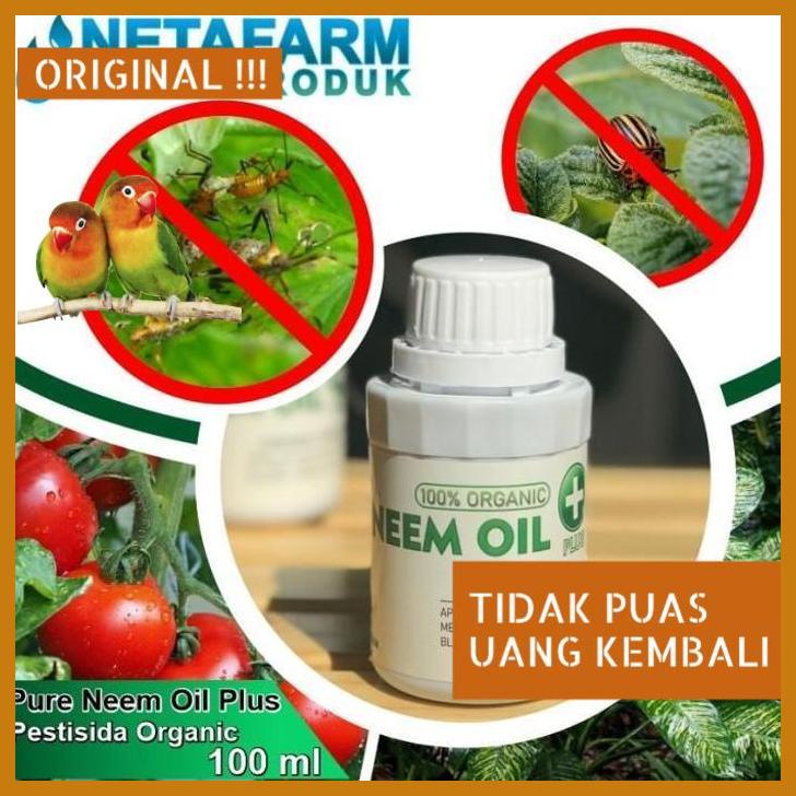 Jual PESTISIDA FUNGISIDA INSEKTISIDA ORGANIK NEEM OIL PLUS 100ML