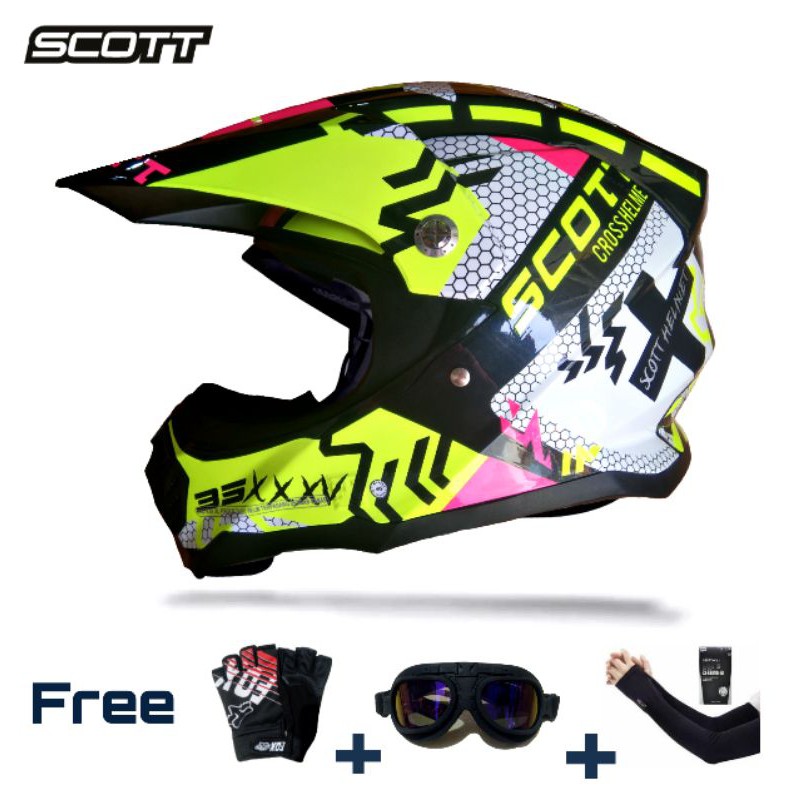 Jual Helm Cross Scott MX Titan Series Full Face Motocross Trail