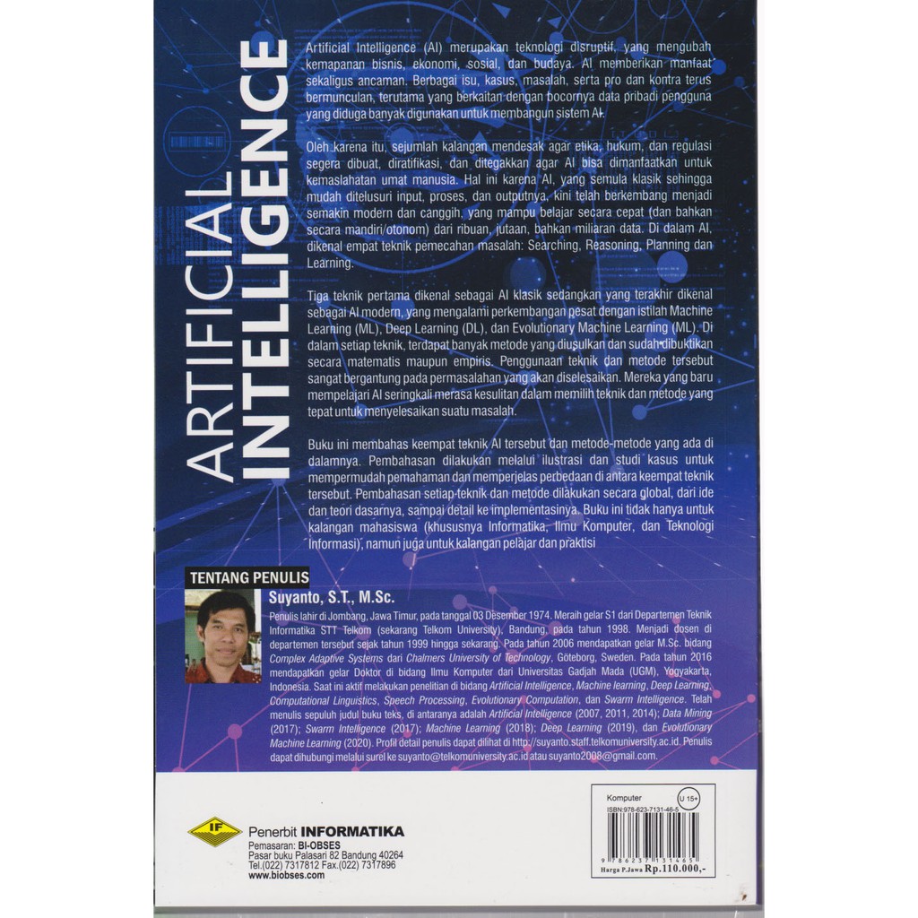 Jual BUKU ARTIFICIAL INTELLIGENCE Edisi 3 | Shopee Indonesia