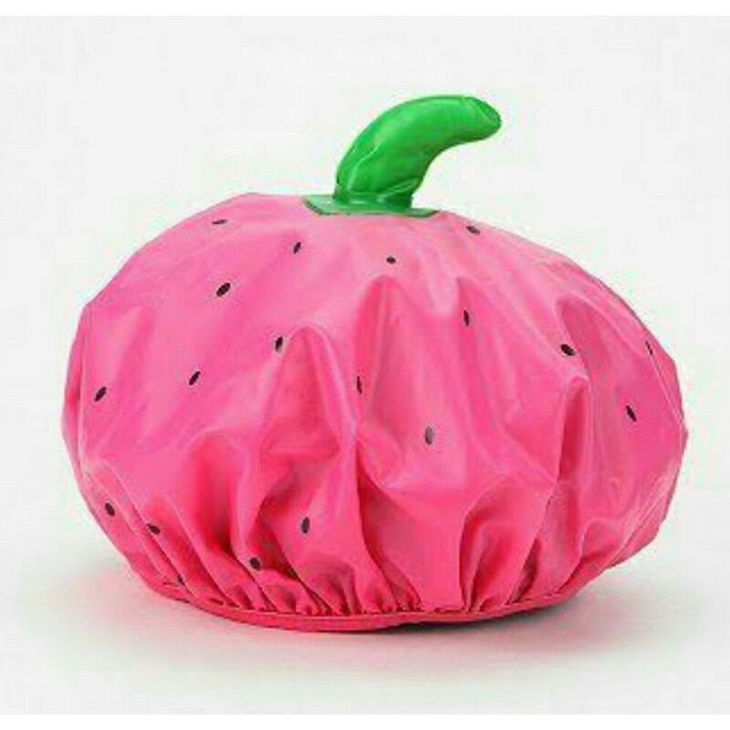 Strawberry shower deals cap