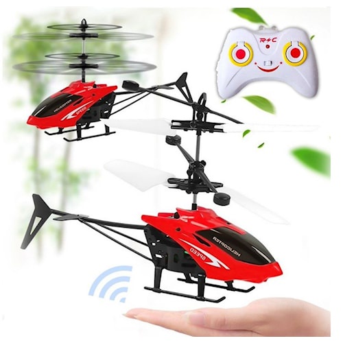Jual Mainan Anak Helikopter Mini Remot Control Sensor Tangan Pesawat ...
