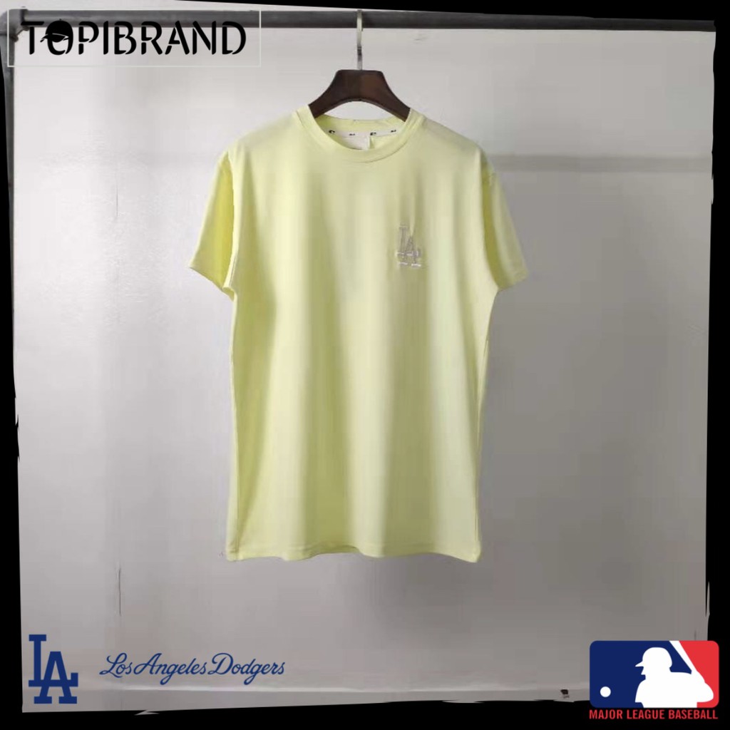 pakaian atasan kaos MLB-Korean Tshirt NY Big Logo In White sz XS