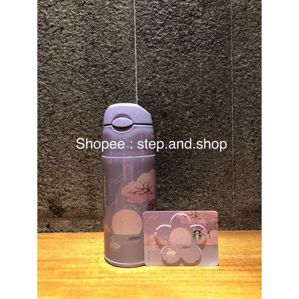 Jual Starbucks Thermos Korea Stainless Tall Night Cherry Blossom 2022