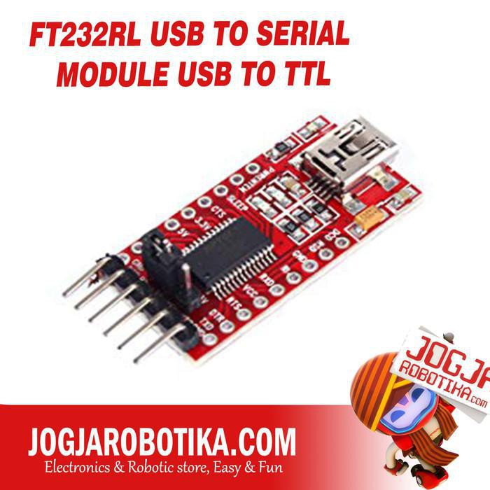 Jual FT232RL USB TO SERIAL MODULE USB TO TTL FTDI Downloader | Shopee ...