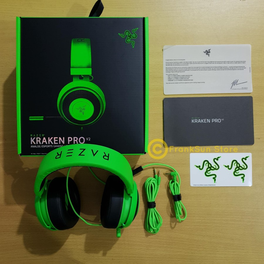 Jual Headset Headphone Razer Kraken Pro v2 ESPORT Gaming Headset