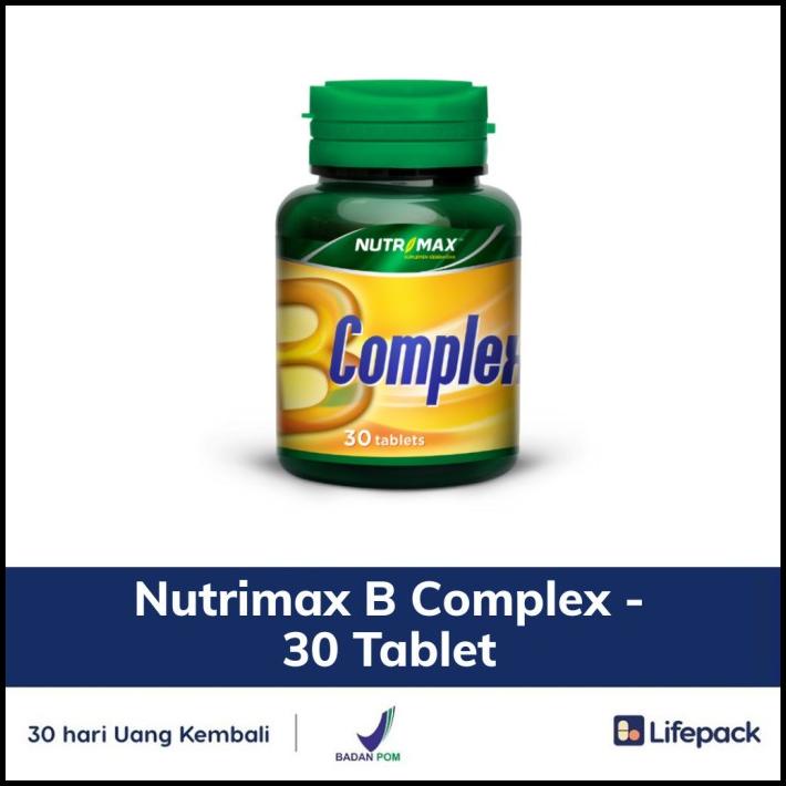 Jual Nutrimax B Complex Tablet Lifepack Shopee Indonesia