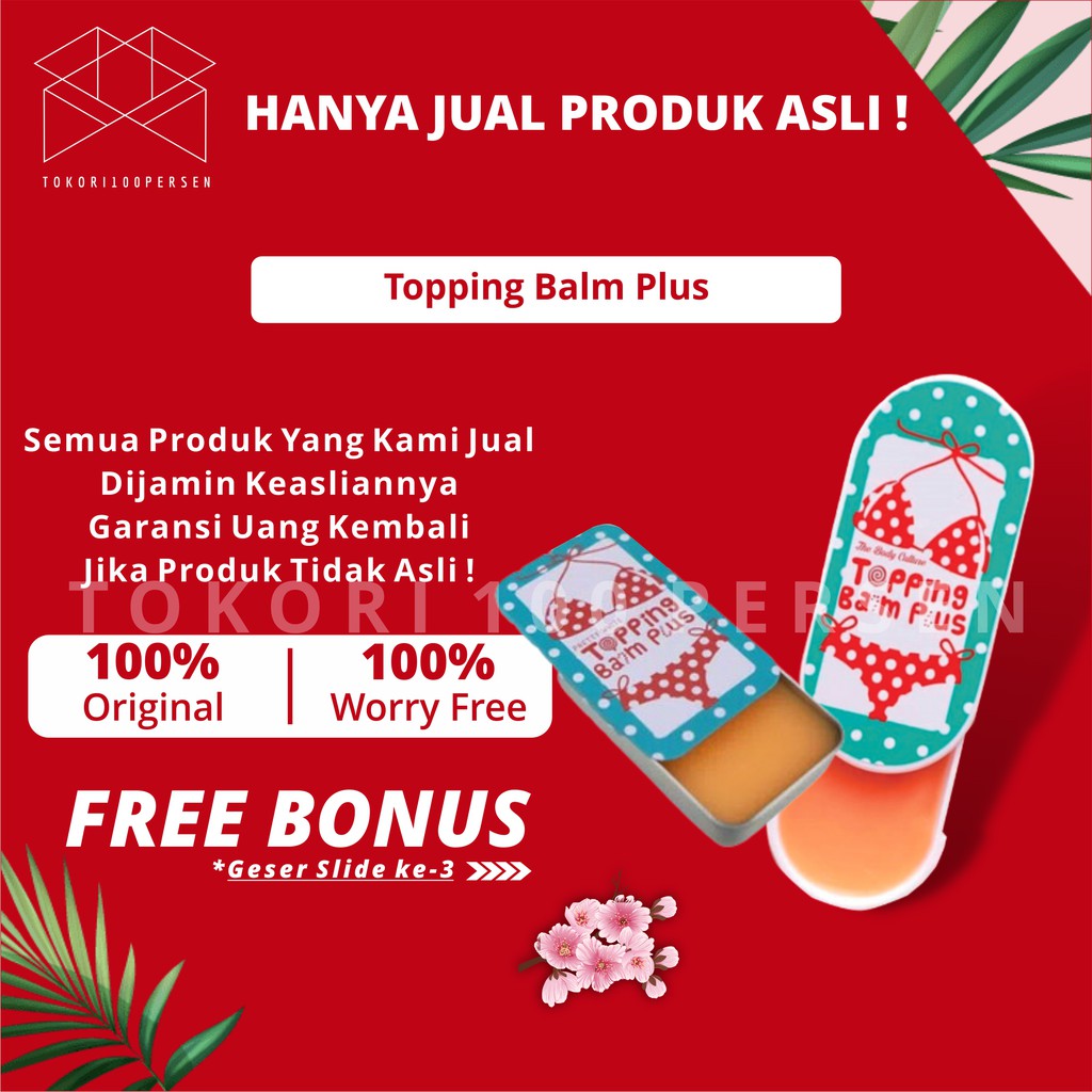 Jual Official Original Topping Toping Balm Plus ASLI BPOM Pencerah ...