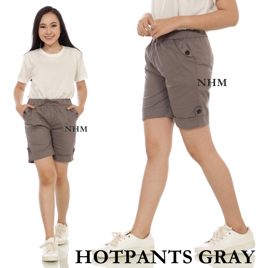 Jual Hotpants Jumbo Dan Standar Celana Pendek Wanita Katun Stretch