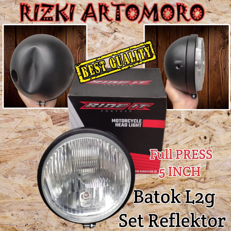 Jual lampu depan model depo set batok l2g tebal cocok CB GL MP Tiger ...
