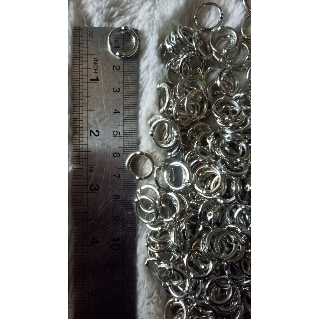 Jual manik Ring pandora Silver 1.4cm 100pcs | Shopee Indonesia