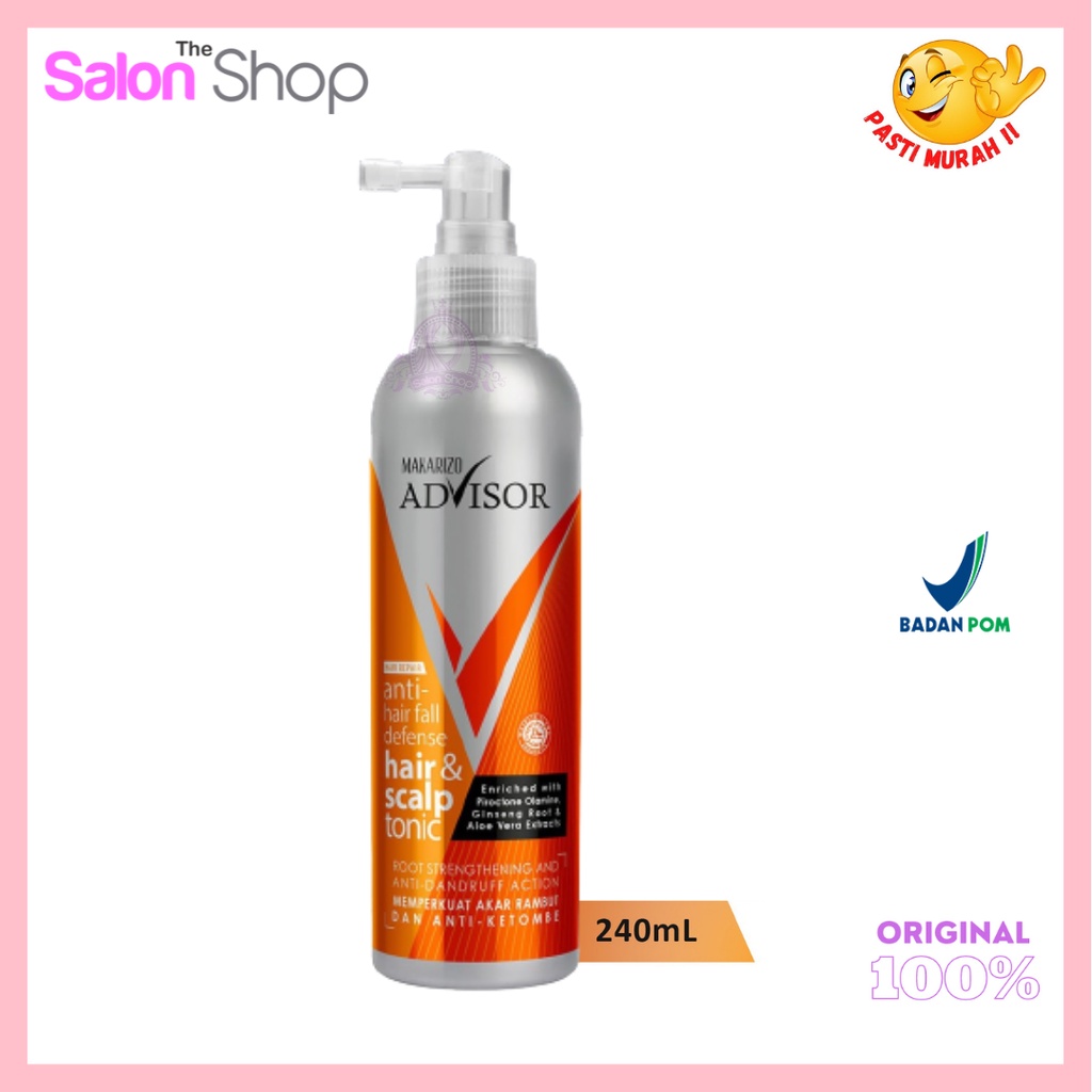 Jual Makarizo Advisor AntiHair Fall Defense Hair & Scalp Tonic 240ml
