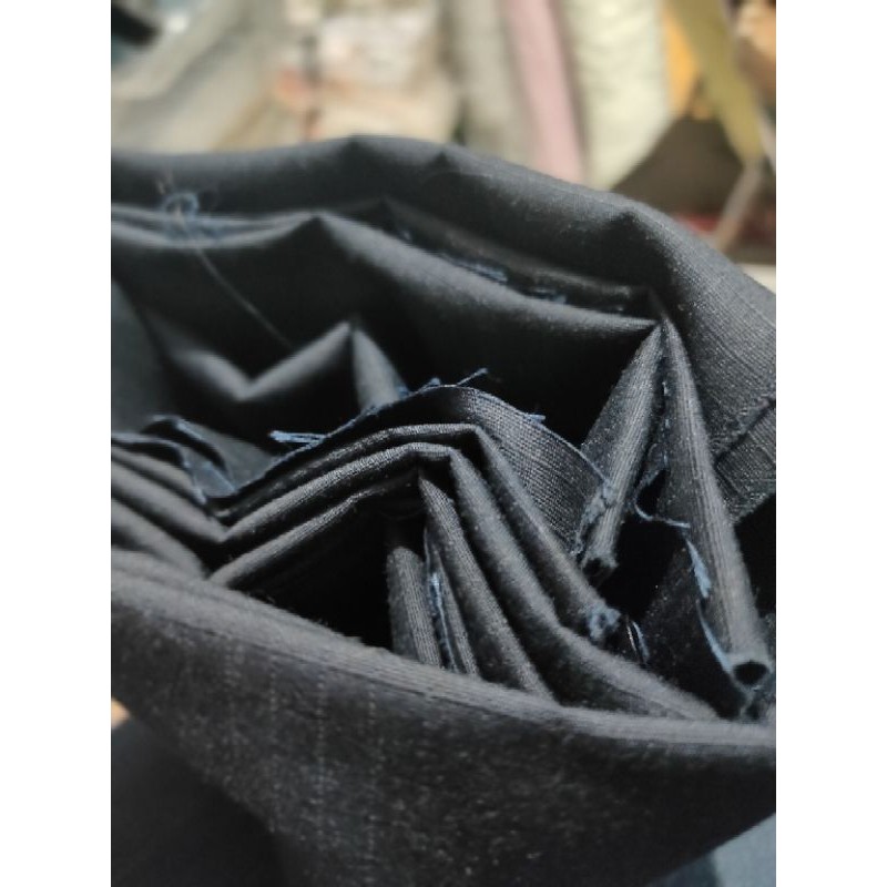Jual bahan kain ripstop ripstok navy TR Super Premium dongker gulungan ...