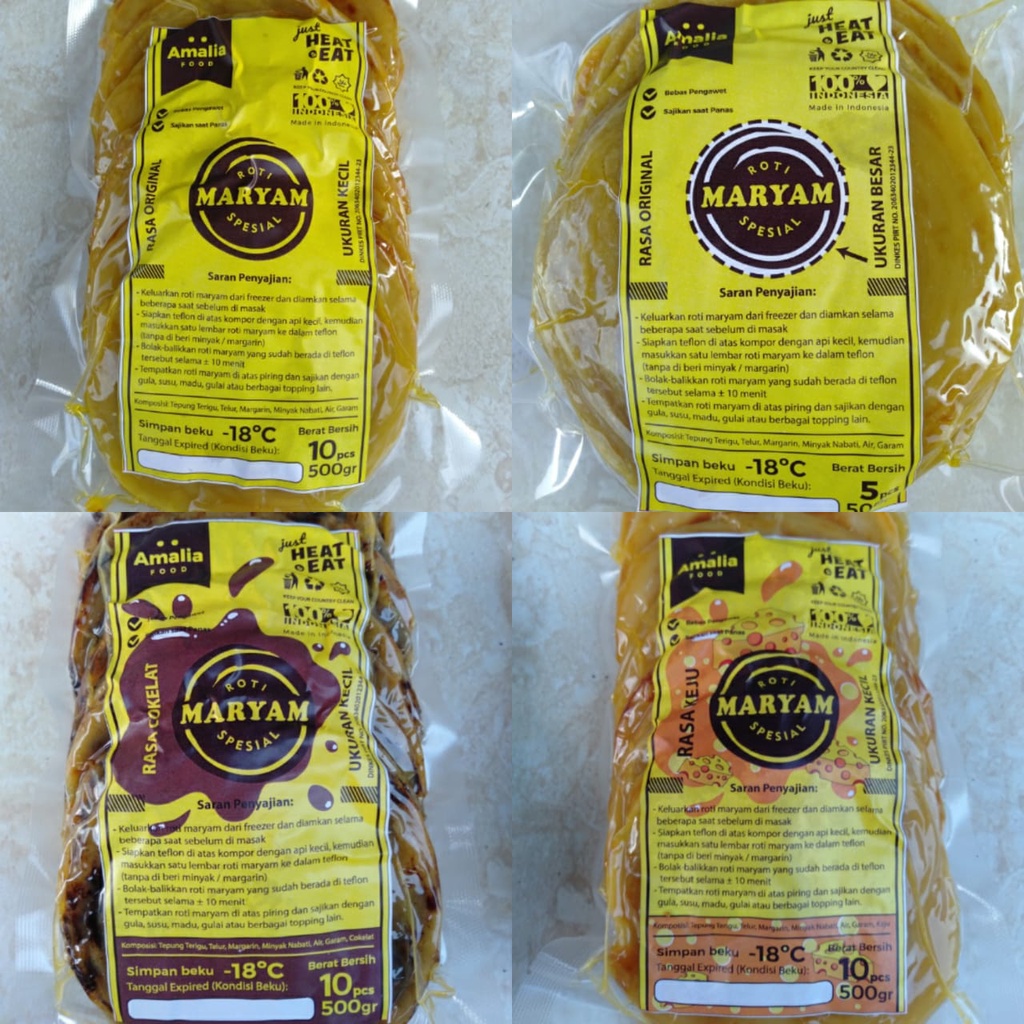 Jual Roti Maryam by Amalia Food Jogja isi 10 Pcs Frozen Food Shopee