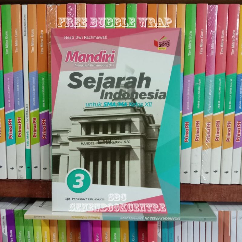 Jual Buku Mandiri Sejarah Indonesia Kelas 3/XII 12 SMA K13 Revisi ...