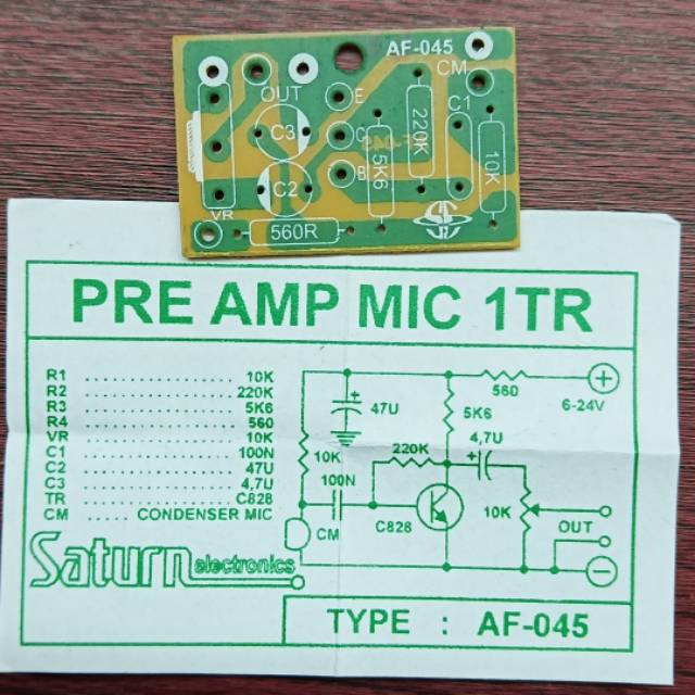 PCB Preamp Mic Layout: Pro Tips for Perfect Sound! Jual pcb preamp mic 1 transistor af-045