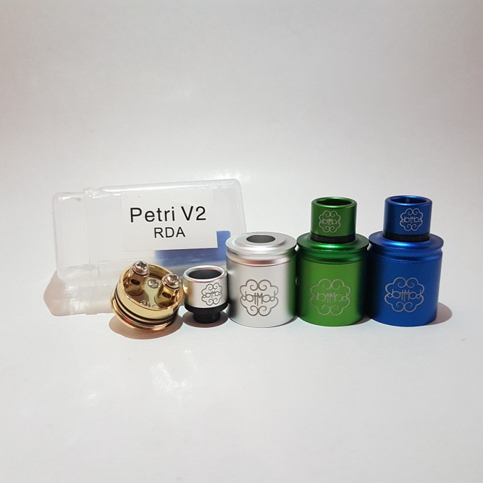 Jual RDA Petri V2 Clone 22MM Silver / Biru / Hijau | Shopee Indonesia