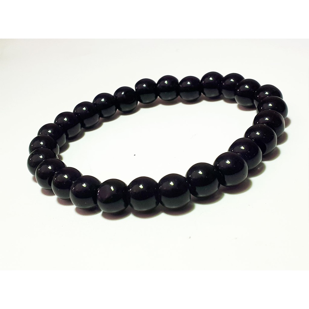 Jual Vee Gelang Batu Giok Hitam Bola Dim Mm Gelang Pria Wanita Terapi Kesehatan Shopee