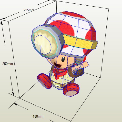 Jual Captain Toad Super Mario Papercraft | Shopee Indonesia