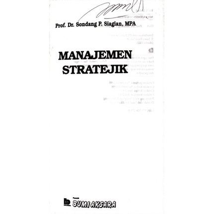 Jual BUKU ASLI - MANAJEMEN STRATEGIK | Shopee Indonesia