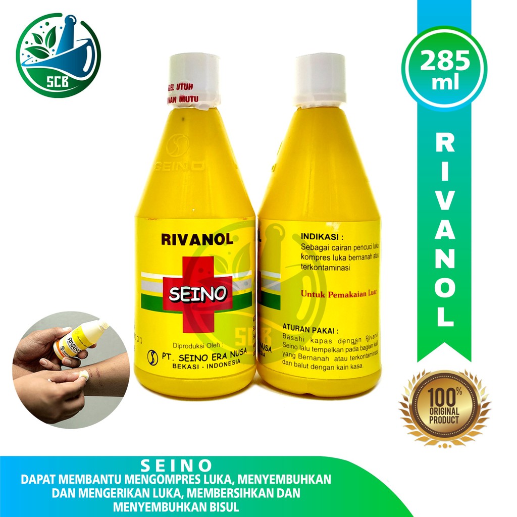 Jual Rivanol Seino - Cairan Antiseptik Pembersih Luka | Shopee Indonesia