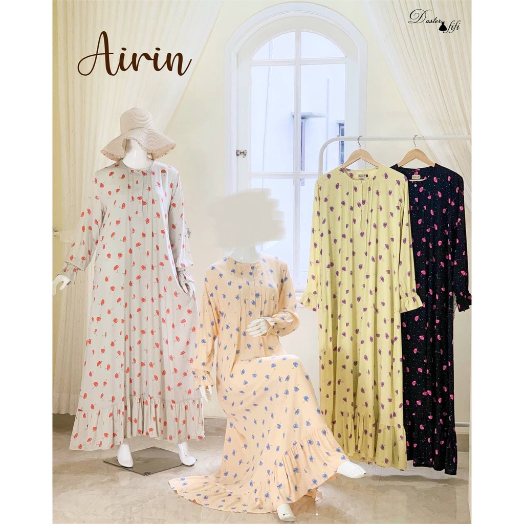 Jual Daster Airin Maxi Dress Baju Tidur Wanita by Daster Fifi Bahan ...