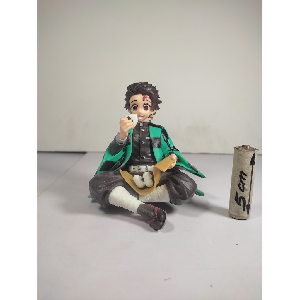 Jual Tanjiro Eating Rice Ball Kimetsu No Yaiba Action Figure | Shopee ...