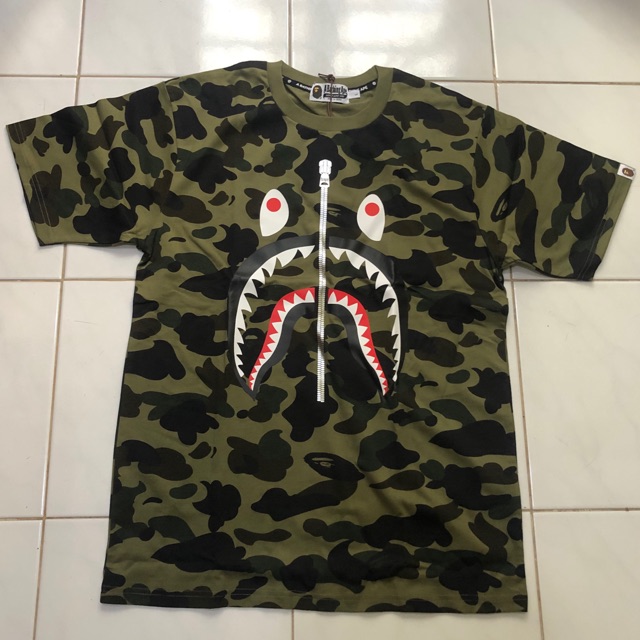 Kaos bape shark original best sale